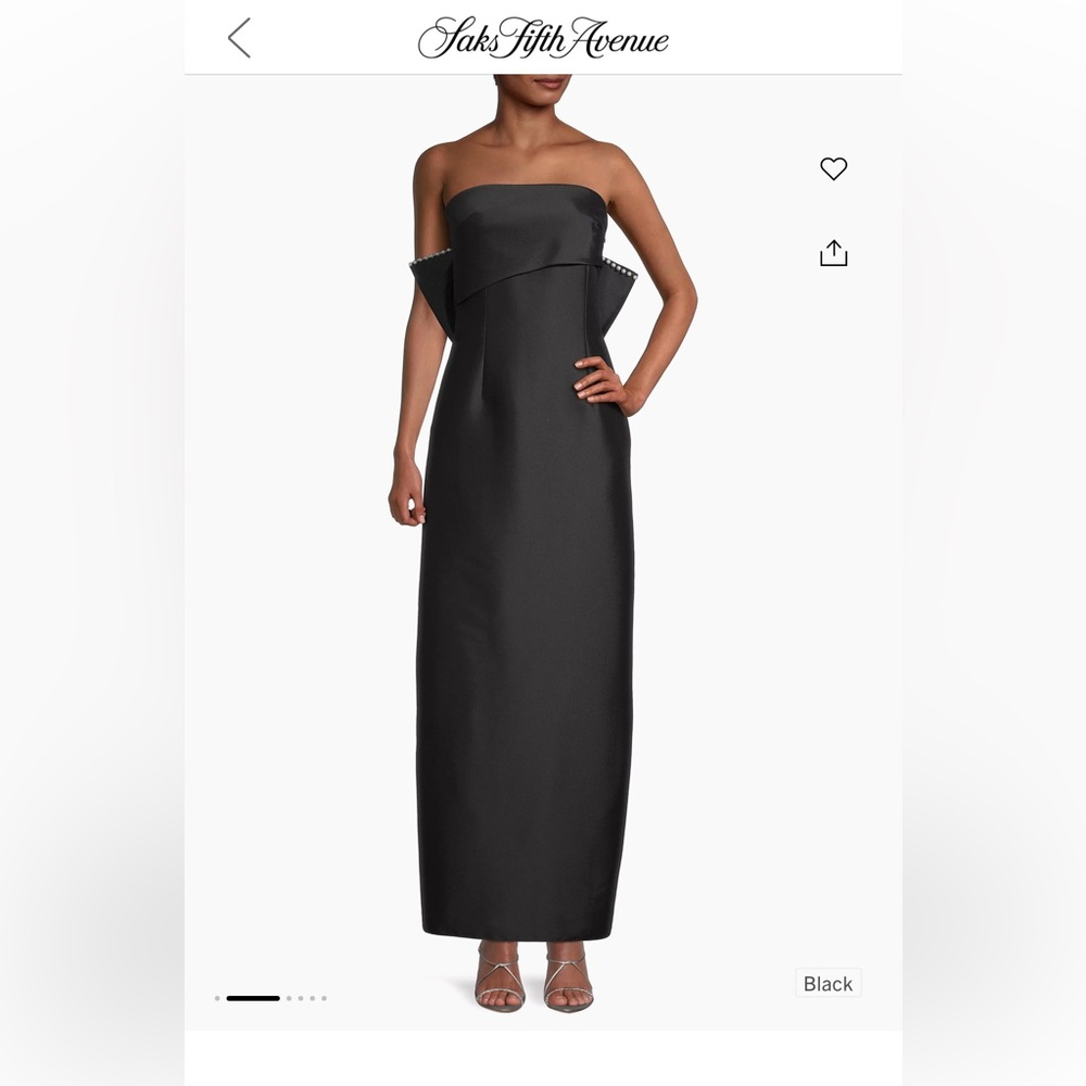 NEVER BEEN WORN - BRAND NEW Sachin & Babi Keira Bow Column Gown
